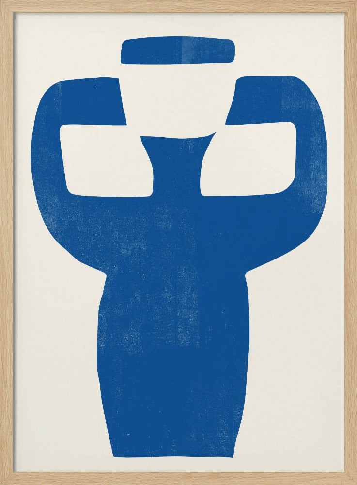 Vase Blau 04 | Poster