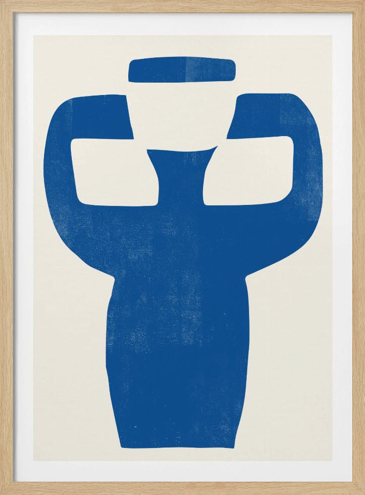 Vase Blau 04 | Poster
