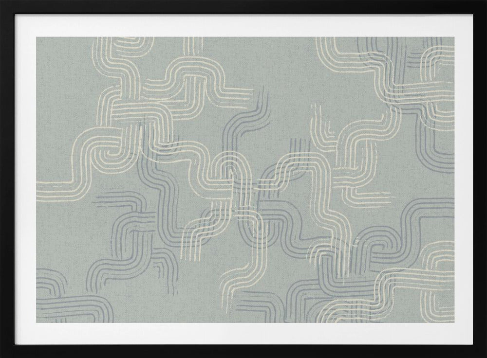 beruhigende Essentials Spuren Betonblau | Poster