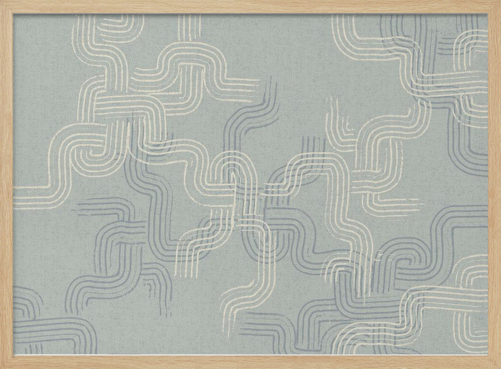 beruhigende Essentials Spuren Betonblau | Poster