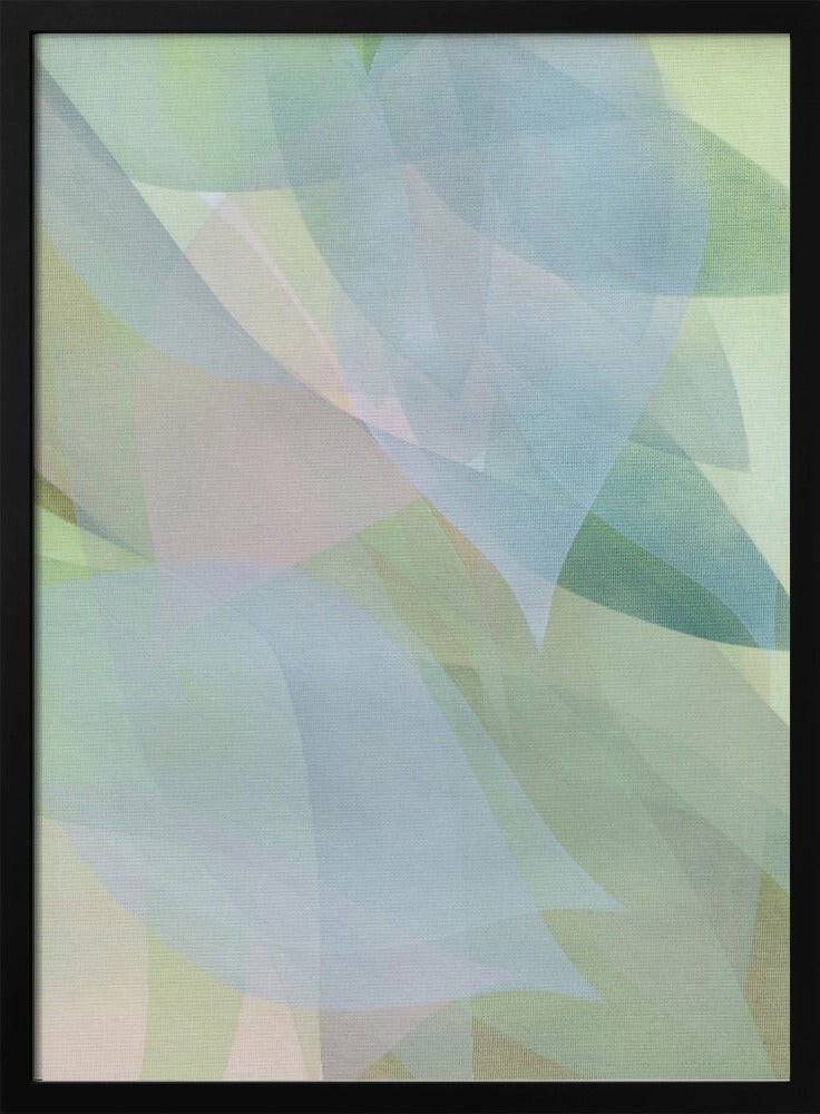 Weiche Pastellblätter 1 | Poster