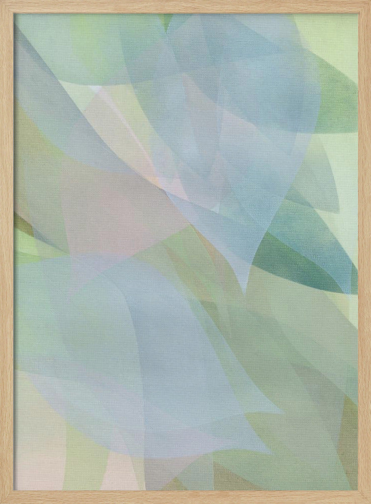Weiche Pastellblätter 1 | Poster