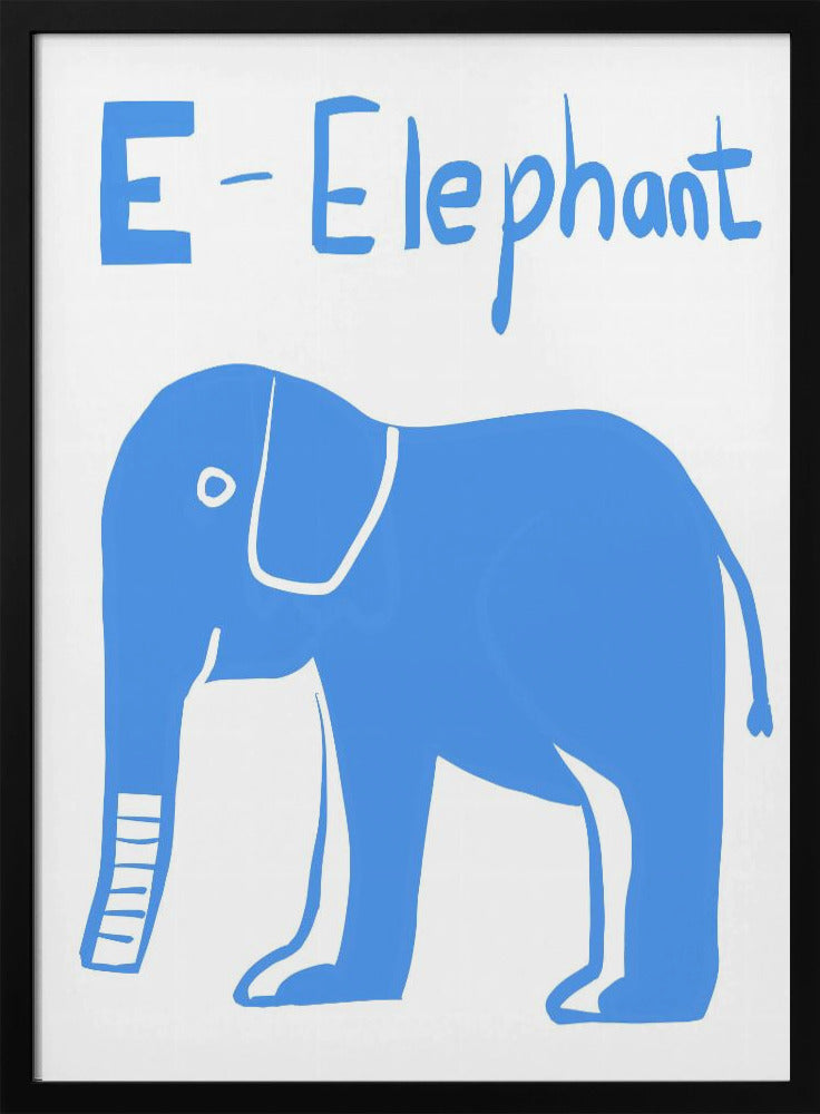 Großer blauer Elefant | Poster