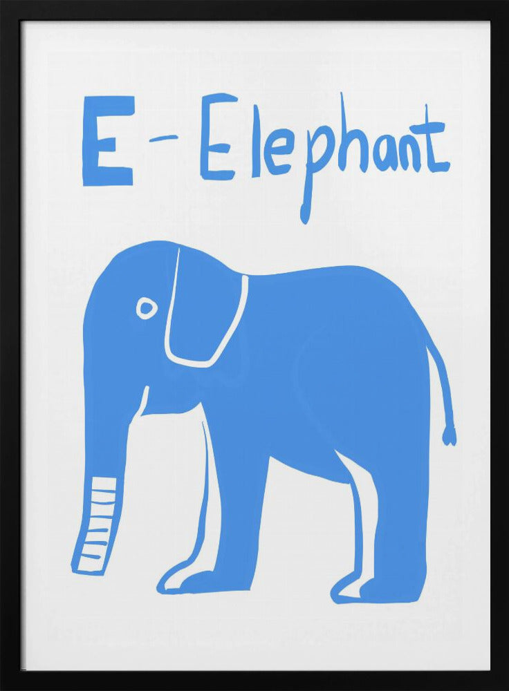 Großer blauer Elefant | Poster