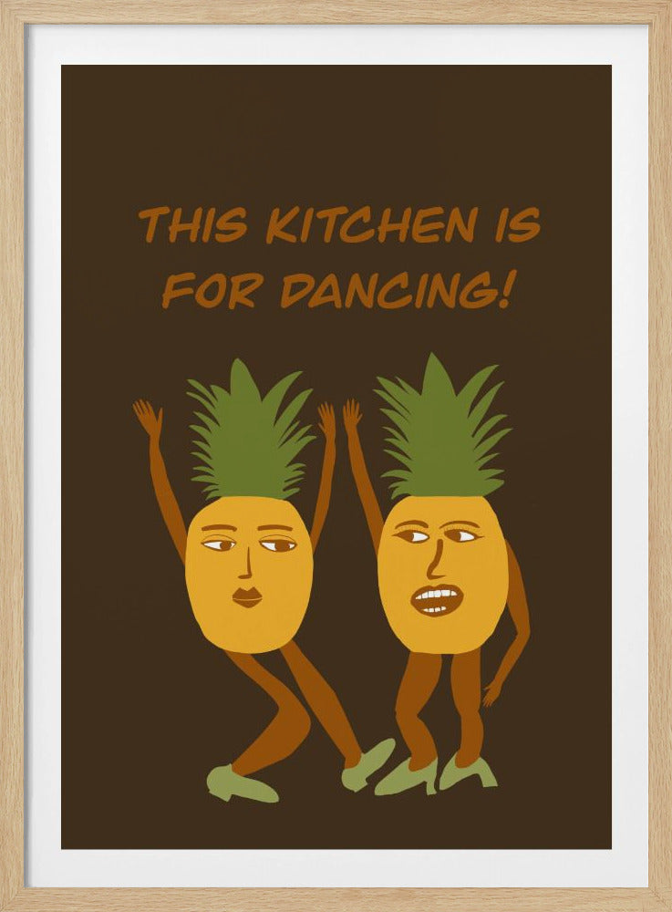 Tanzende Ananas | Poster