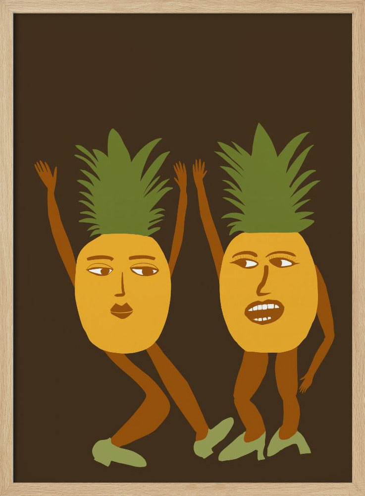 Tanzende Ananas | Poster