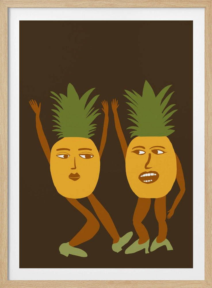Tanzende Ananas | Poster