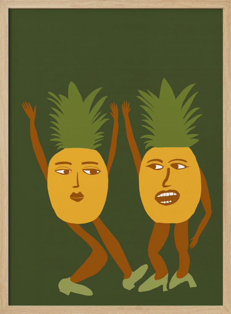 Tanzende Ananas | Poster