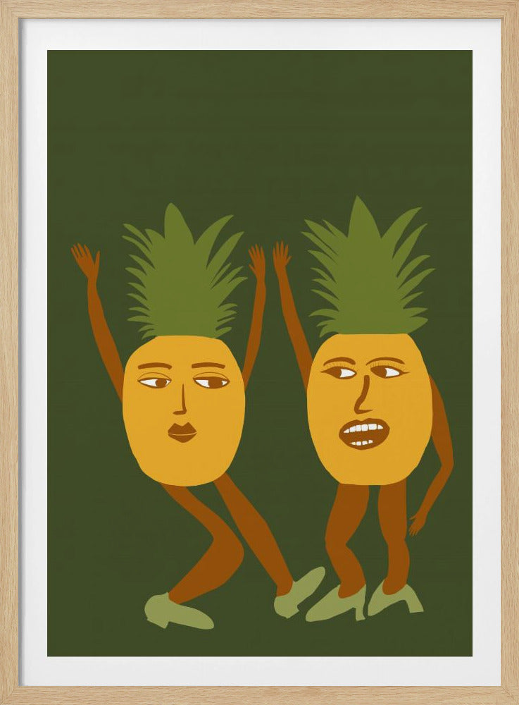 Tanzende Ananas | Poster