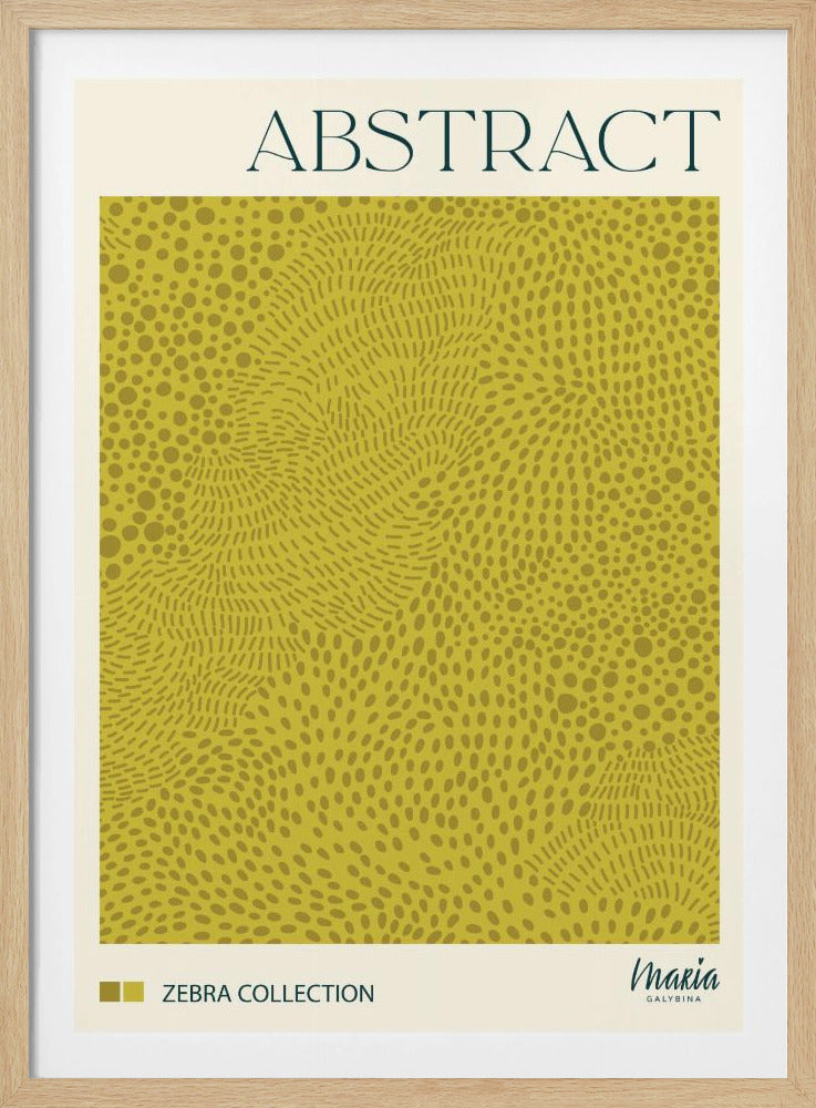 ABSTRAKT. Zebra-Kollektion | Poster