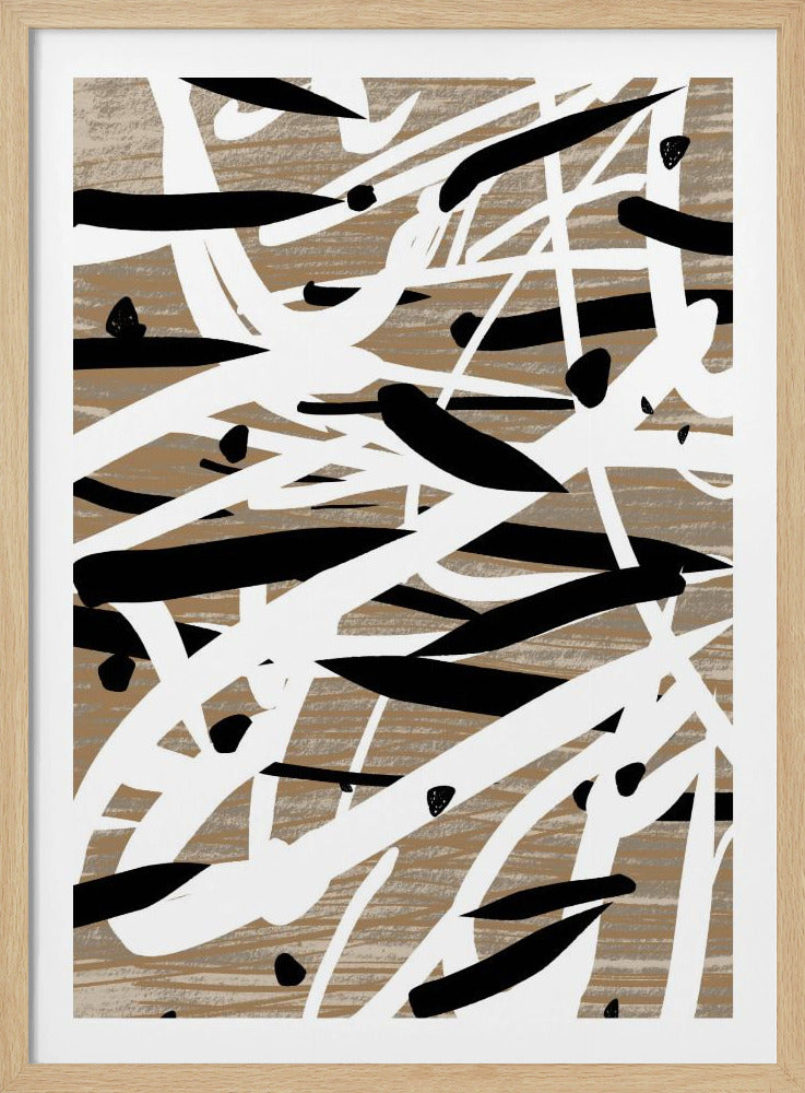 Chaotic Strokes Dance | Poster