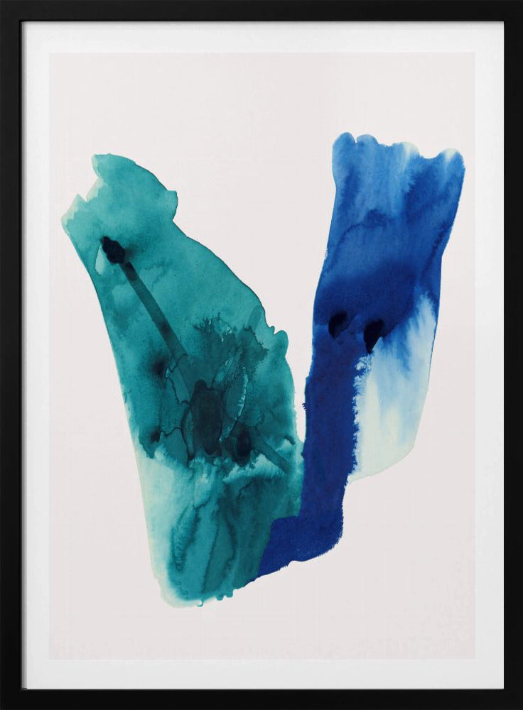 Abstract Watercolour Washes Shapes 2 | Poster