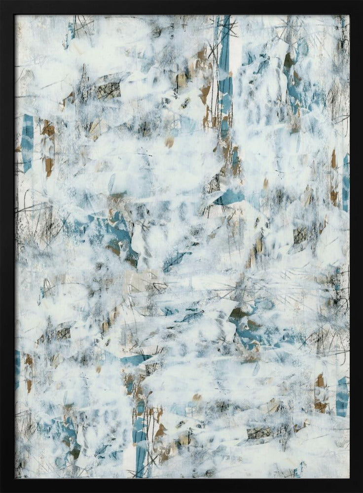 Abstract White Mist 3 | Poster