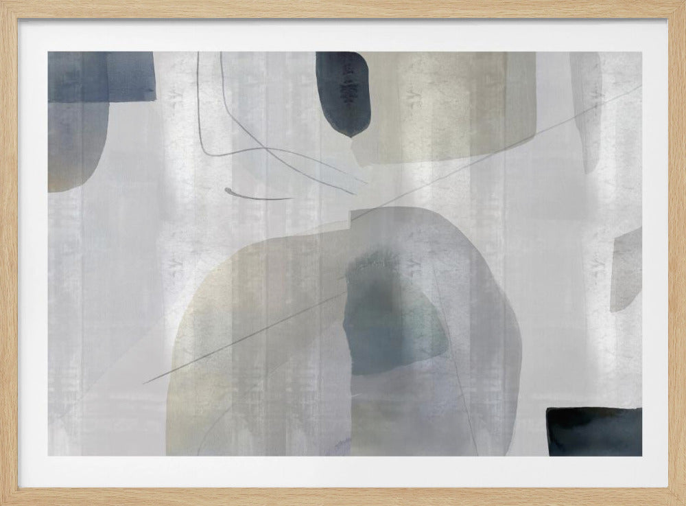 Weiche abstrakte Formen 1 | Poster