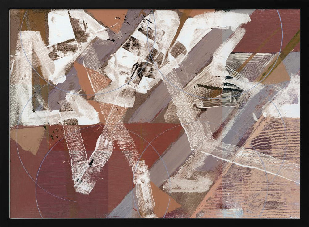 Abstrakte Kreise und Texturen 2 | Poster