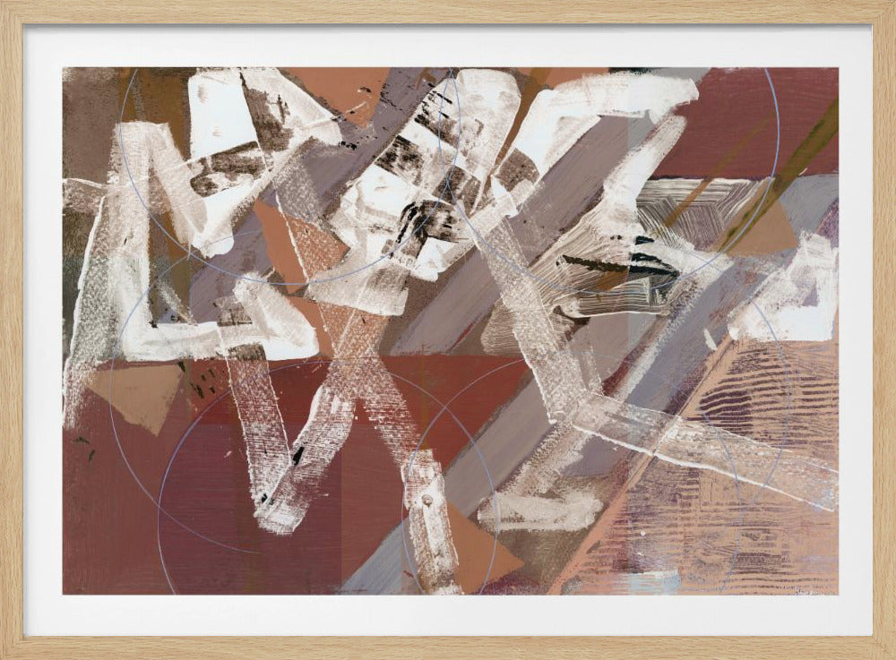 Abstrakte Kreise und Texturen 2 | Poster