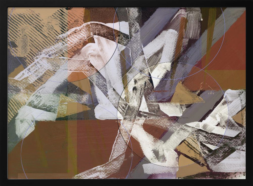 Abstrakte Kreise und Texturen 3 | Poster