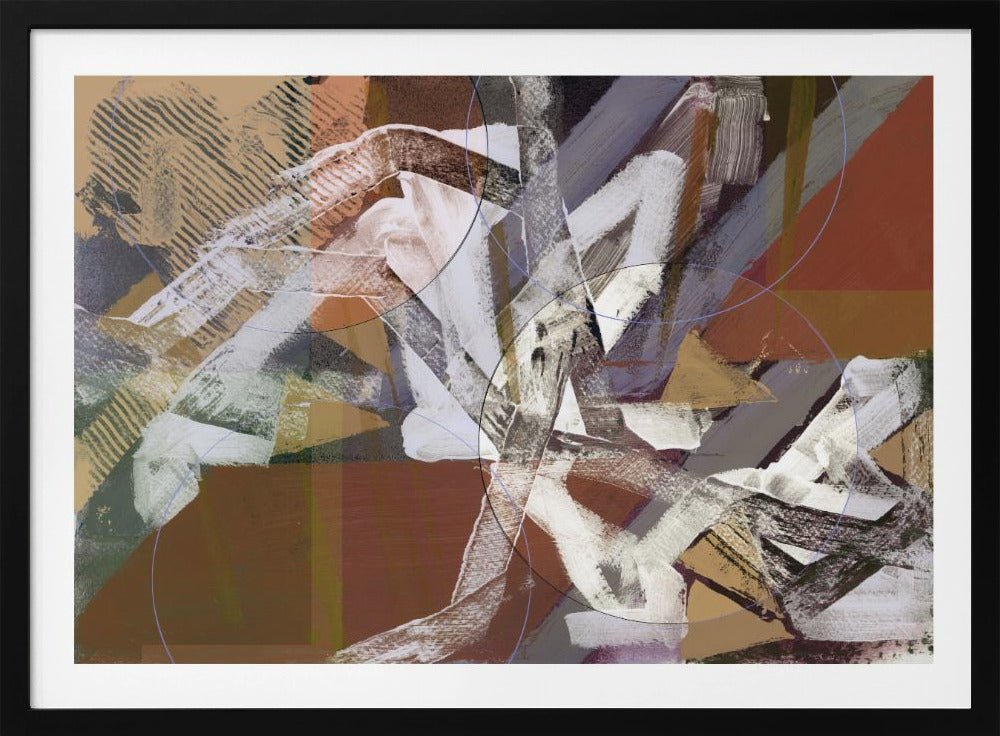 Abstrakte Kreise und Texturen 3 | Poster
