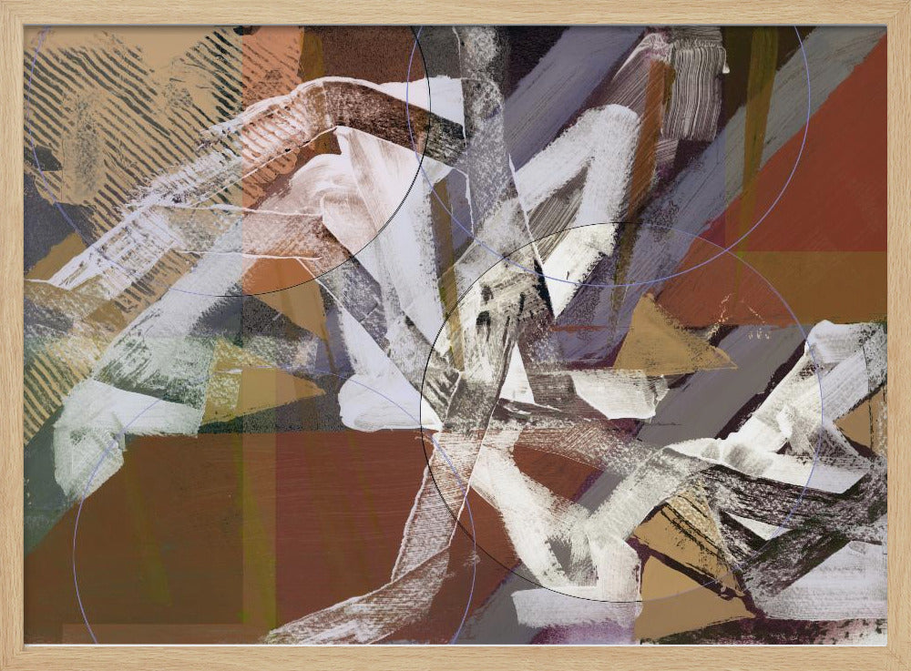 Abstrakte Kreise und Texturen 3 | Poster