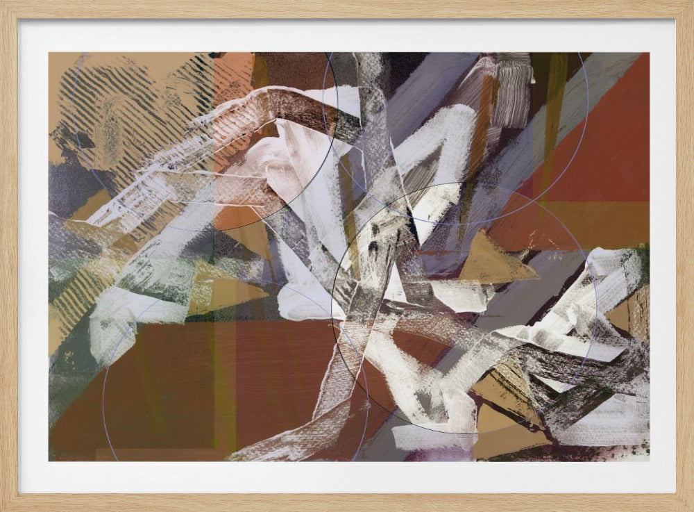 Abstrakte Kreise und Texturen 3 | Poster