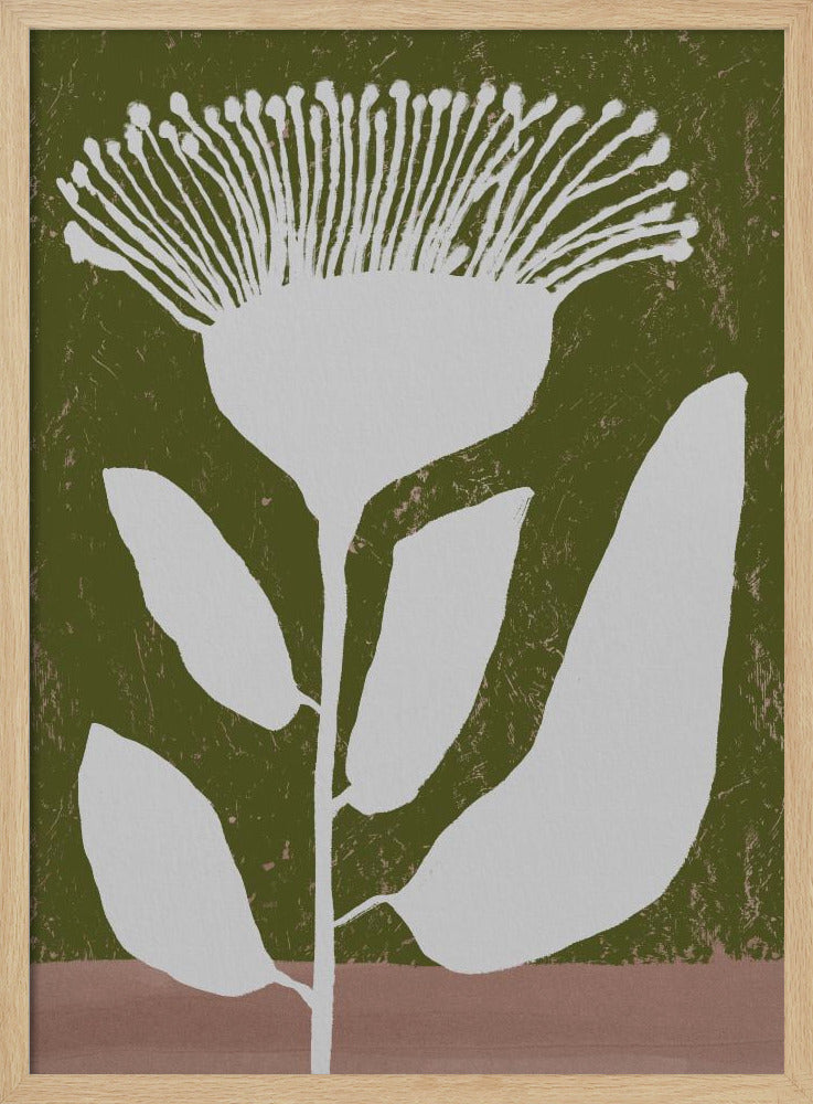Botanisches Design einer Blume gegen | Poster