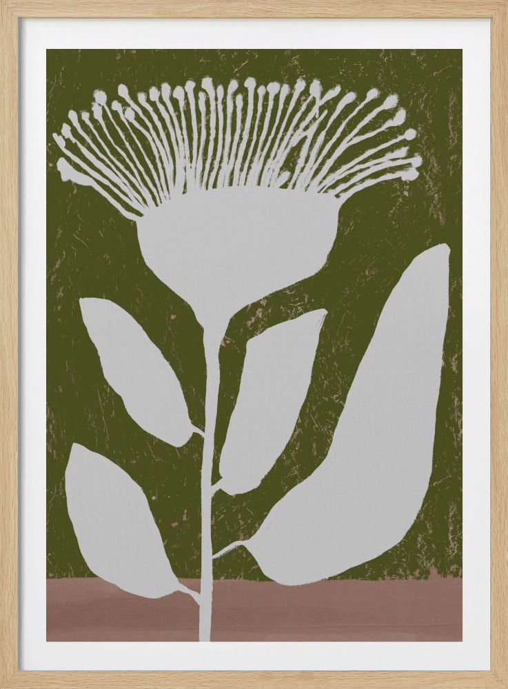 Botanisches Design einer Blume gegen | Poster