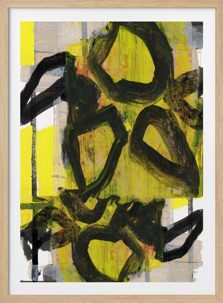 Gelbes Abstrakt Nr. 2 | Poster