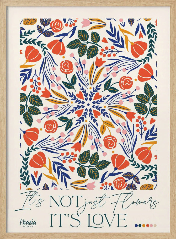Über die Liebe. Blüte | Poster