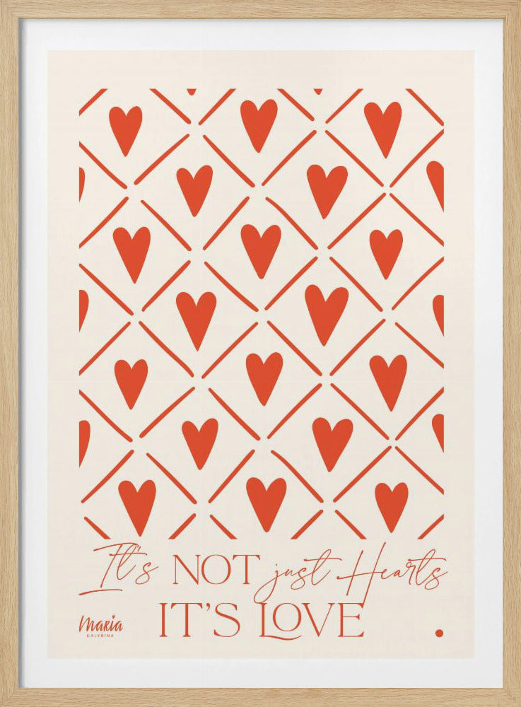 Über die Liebe. Herzen | Poster
