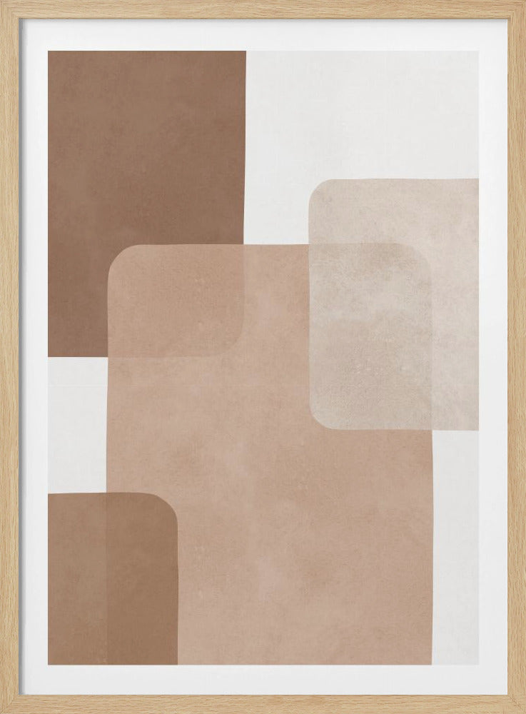 Boho Aquarellstriche 3 | Poster