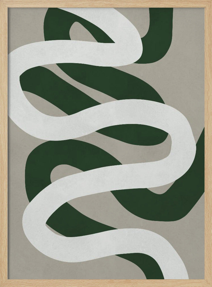 Expressionistische Kurven 3 | Poster