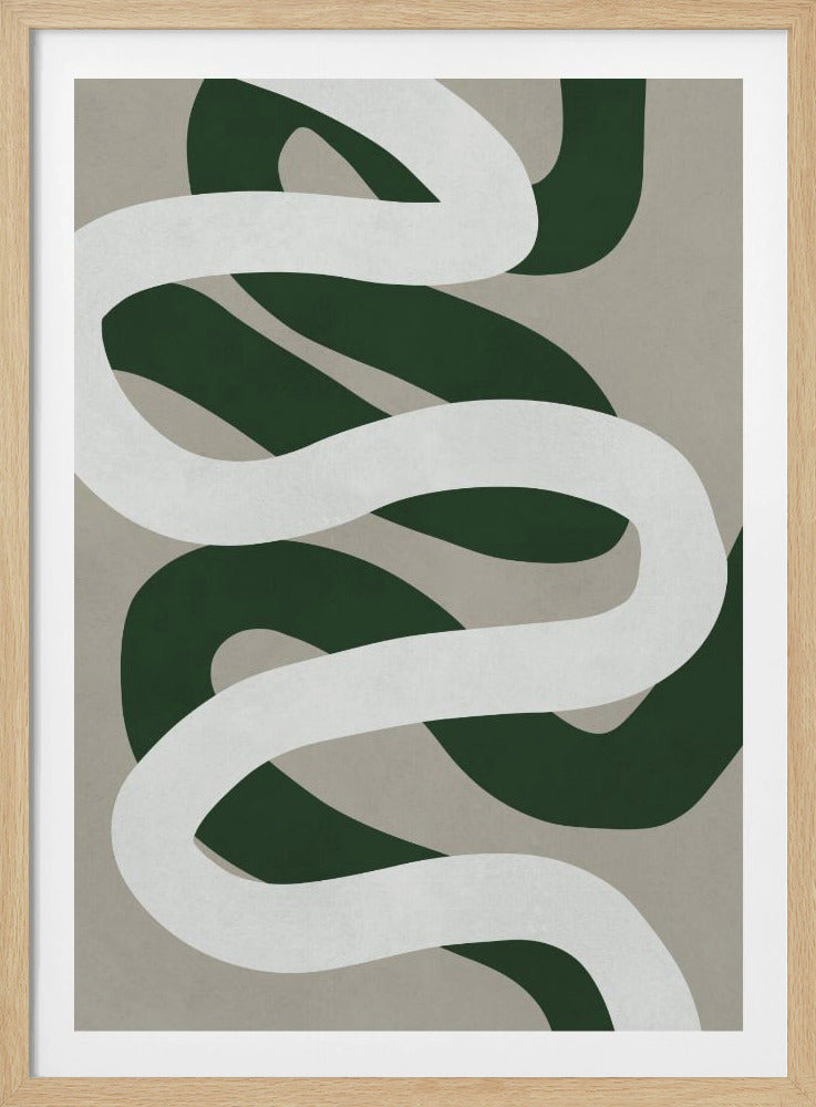Expressionistische Kurven 3 | Poster