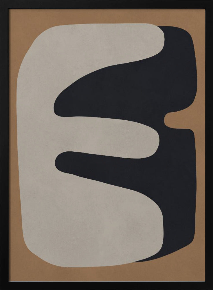 Braune und schwarze Kunst 3 | Poster