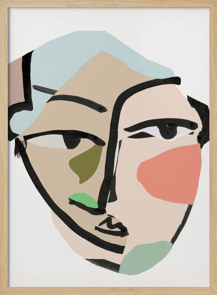 Visage No2 Art Print | Poster