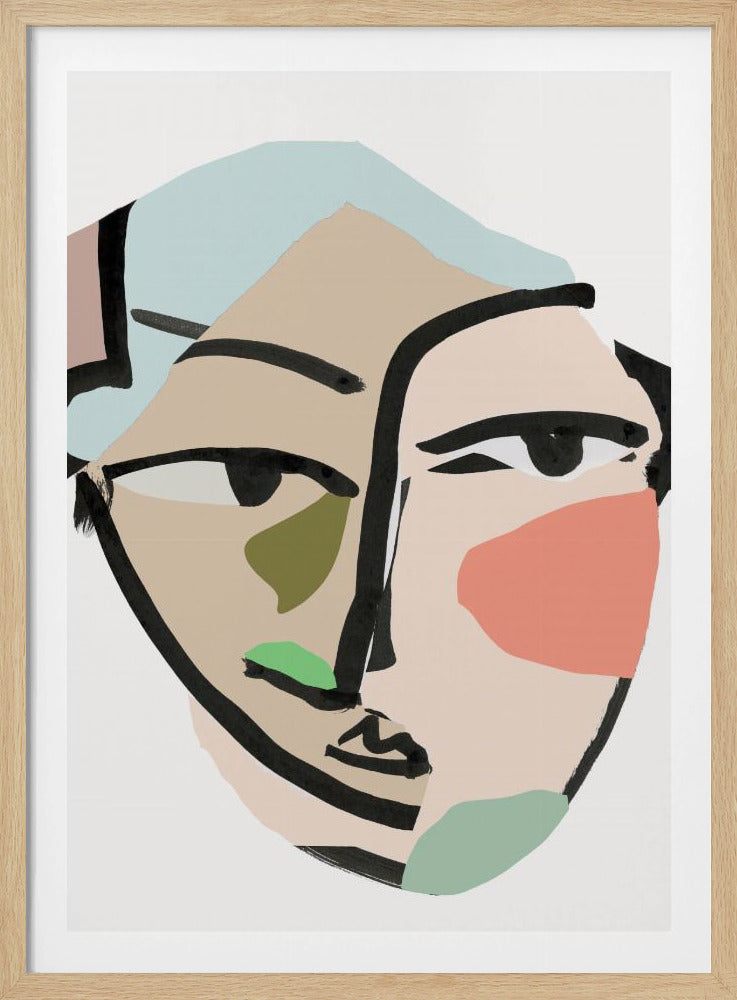 Visage No2 Art Print | Poster