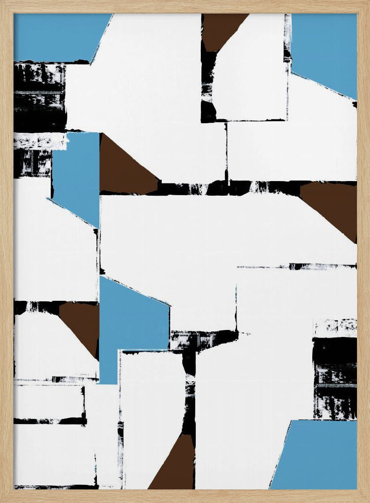 Abstrakte neutrale Geometrie Nr. 1 | Poster