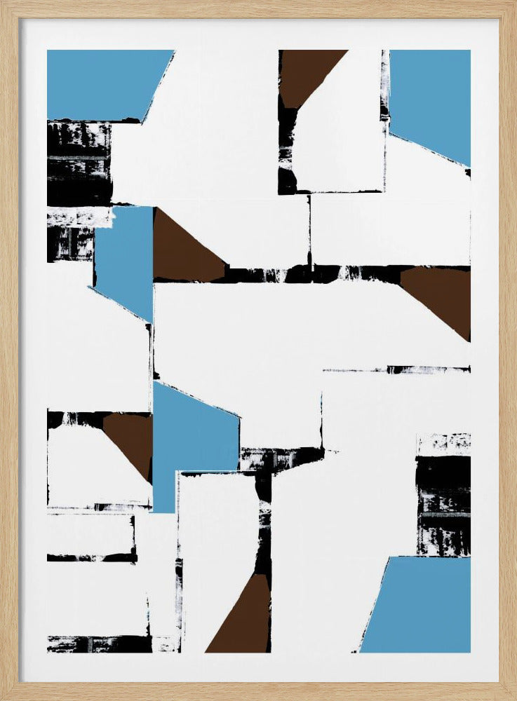 Abstrakte neutrale Geometrie Nr. 1 | Poster