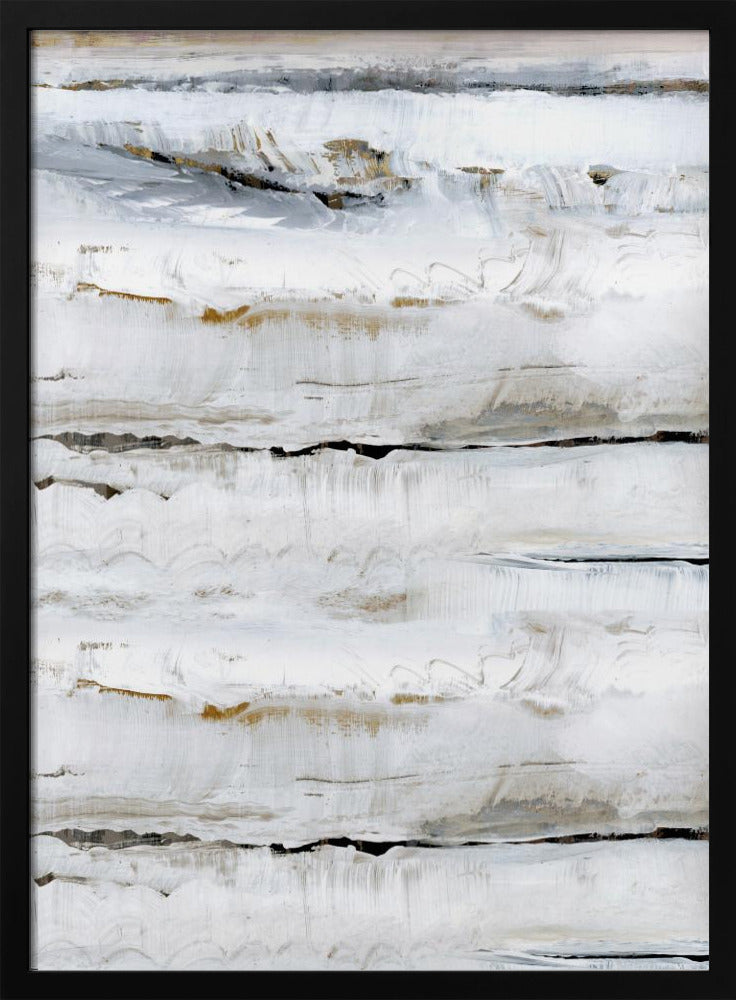 Abstract Soft Whites 3 | Poster