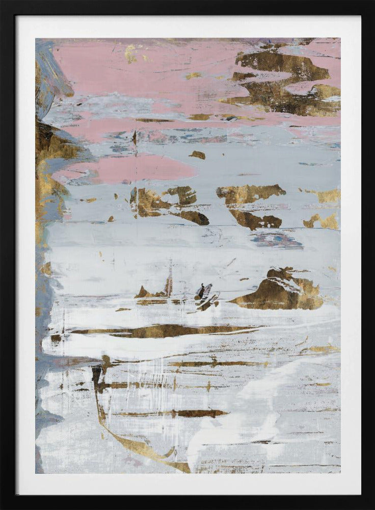 Abstract Soft Whites 2 | Poster