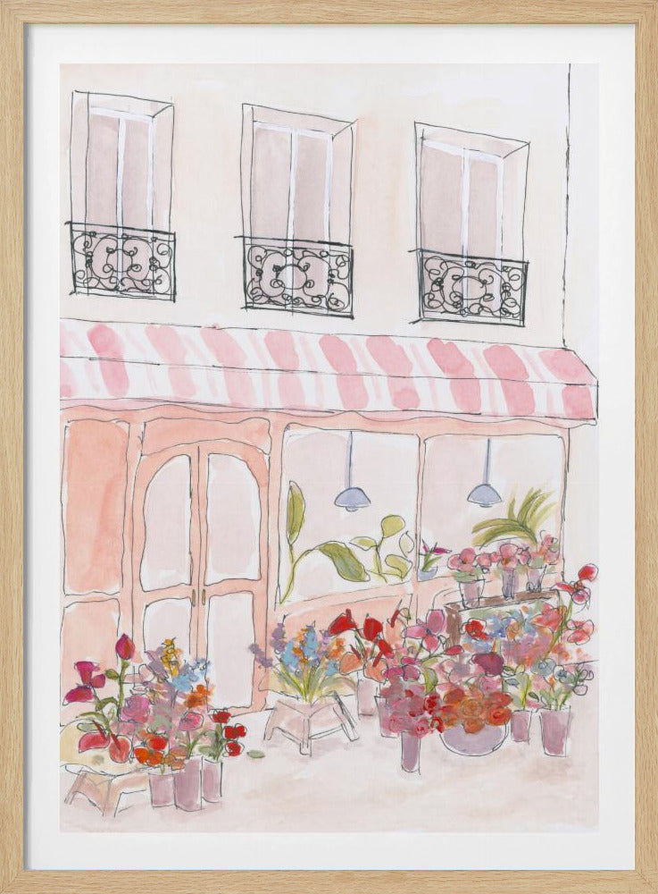 Rosa Blumenladen | Poster