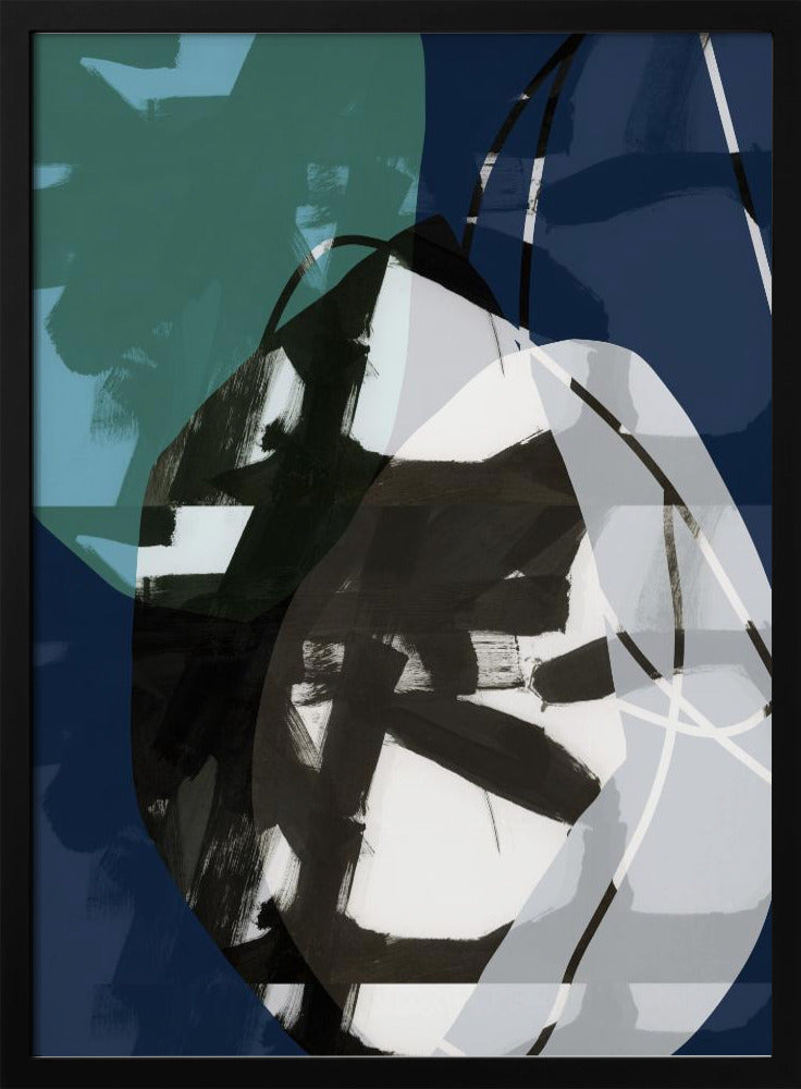 Dunkelblaue Schönheit Nr. 2 | Poster