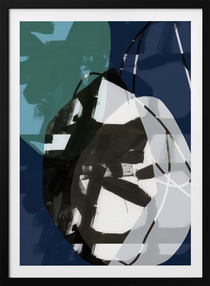 Dunkelblaue Schönheit Nr. 2 | Poster