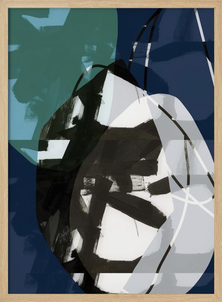 Dunkelblaue Schönheit Nr. 2 | Poster