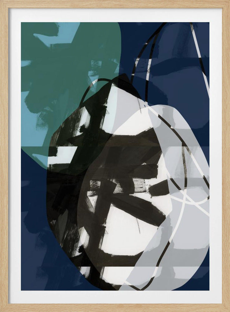 Dunkelblaue Schönheit Nr. 2 | Poster