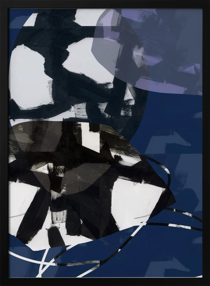 Dunkelblaue Schönheit Nr. 1 | Poster