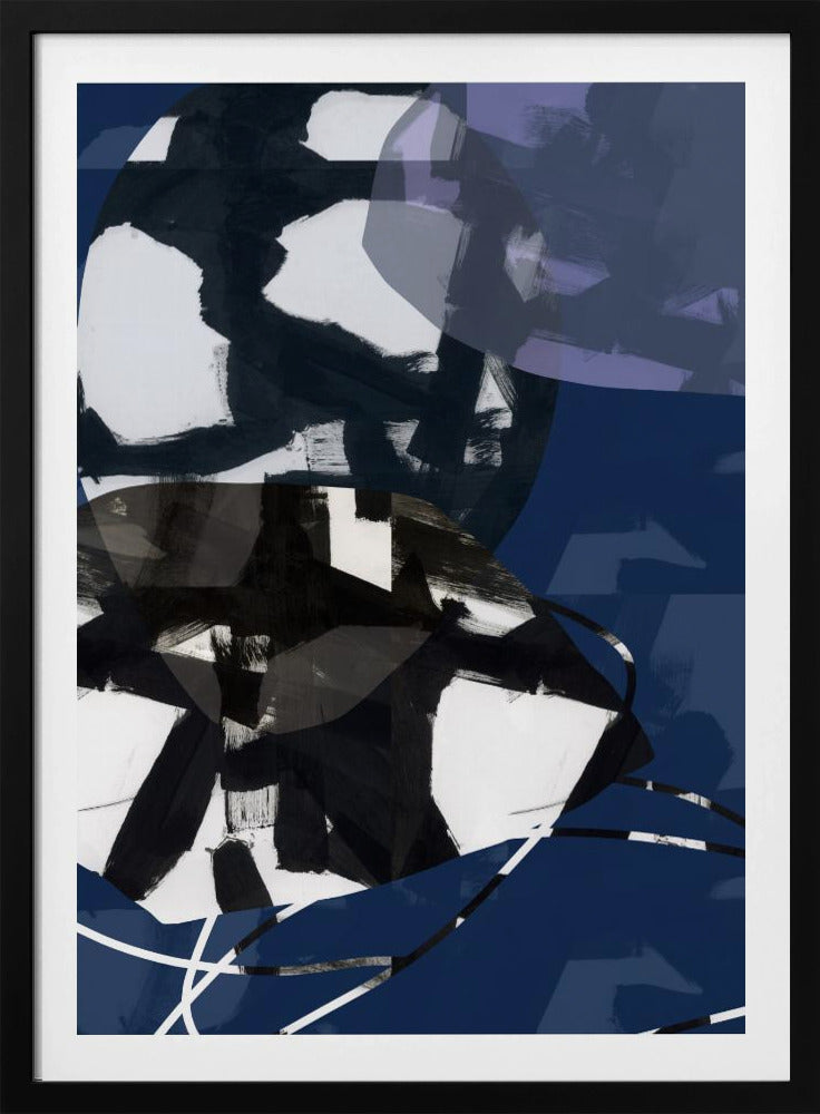 Dunkelblaue Schönheit Nr. 1 | Poster