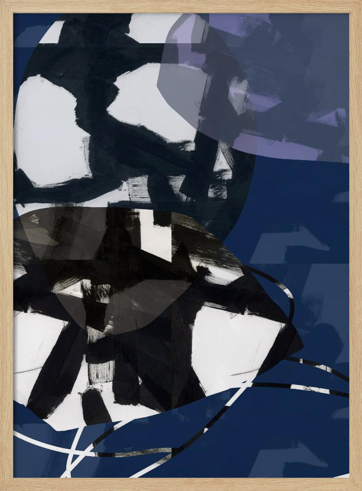 Dunkelblaue Schönheit Nr. 1 | Poster