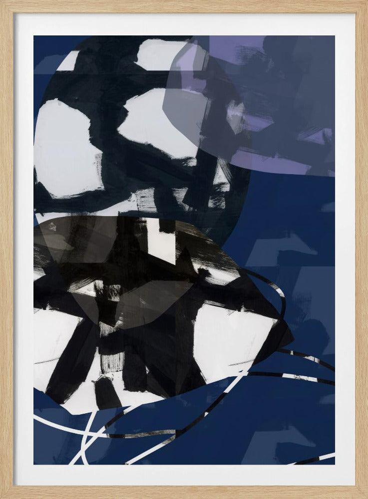 Dunkelblaue Schönheit Nr. 1 | Poster