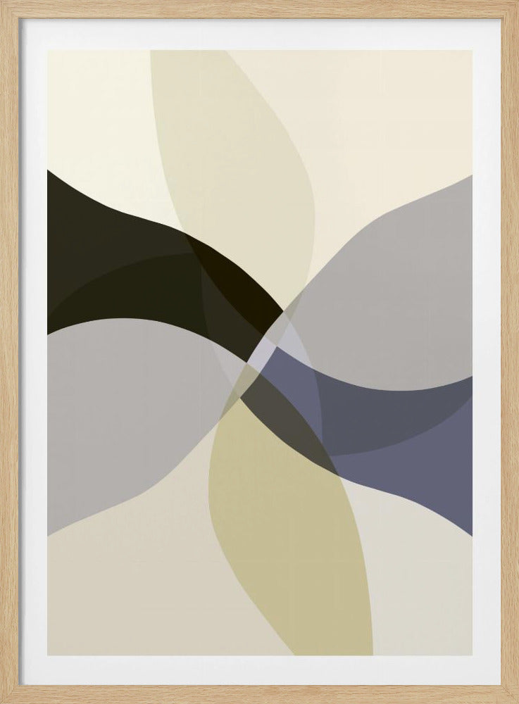 Abstrakte neutrale Formen Druck 3 | Poster