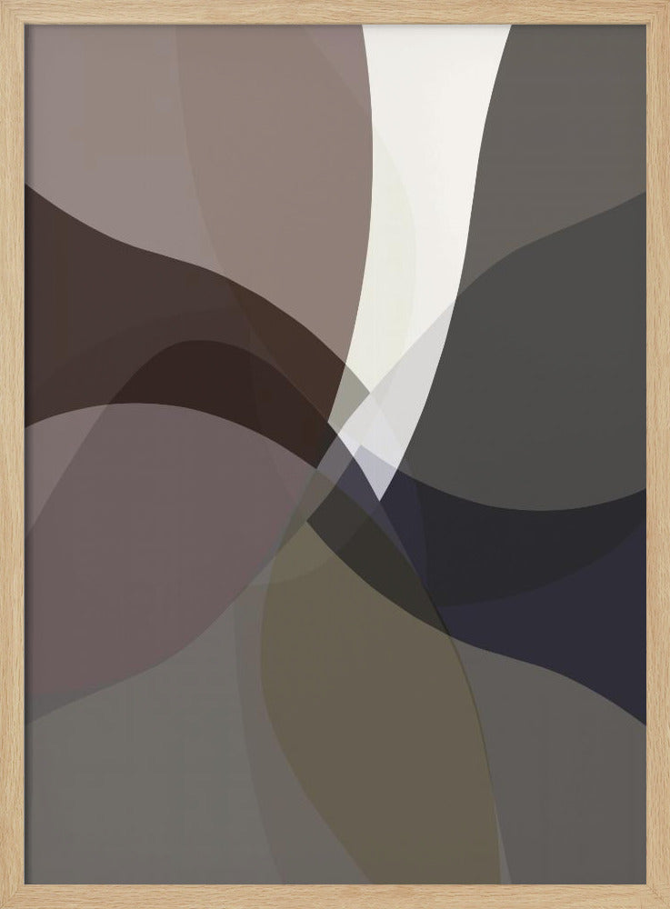 Abstrakte neutrale Formen Druck 5 | Poster
